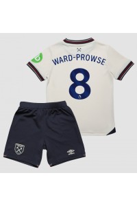 West Ham United James Ward-Prowse #8 Babyklær Borte Fotballdrakt til barn 2025-26 Korte ermer (+ Korte bukser)